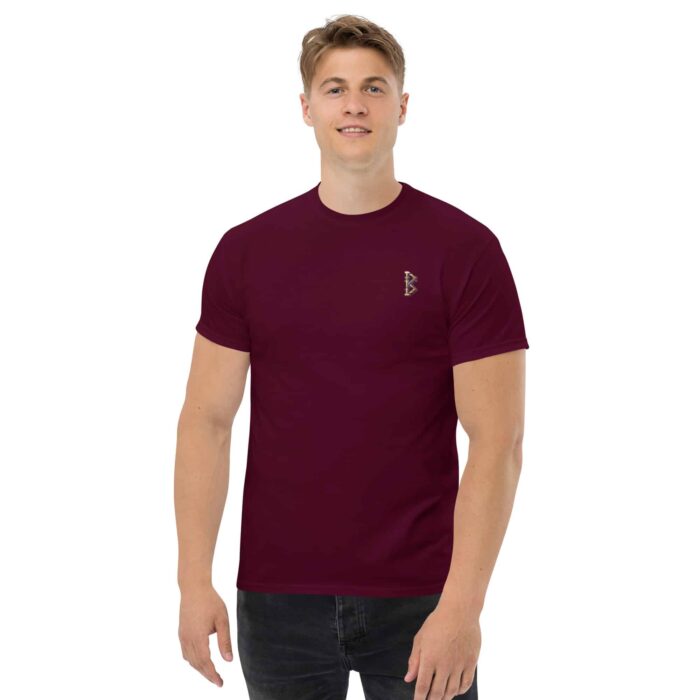 mens-classic-tee-maroon-front-65fd541ea1cd4.jpg BenXtv Classic Shirt