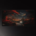 Twilight Bridge – XL Anime Mousepad – Bild 2