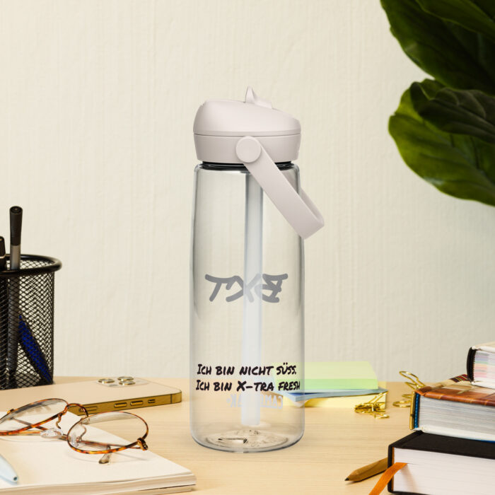 BXT Wasserflasche mit Flip-Trinkhalm – 739 ml