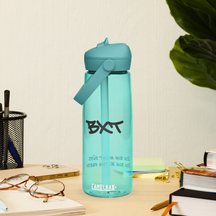 BXT Wasserflasche mit Flip-Trinkhalm – 739 ml