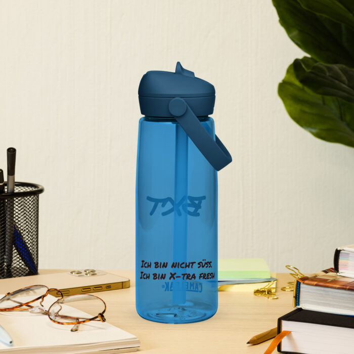 BXT Wasserflasche mit Flip-Trinkhalm – 739 ml